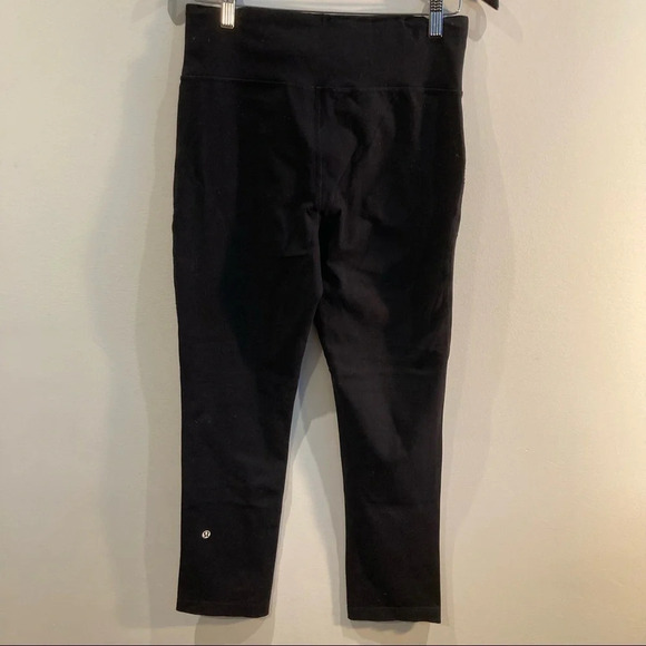 LULULEMON Sz 8 Tapered Leg Comfort Pants with  Pockets & Drawstring - Picture 6 of 6